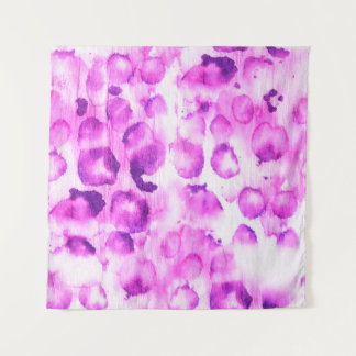 Seamless Watercolor Animal Art Print. Light Cheeta Tapestry