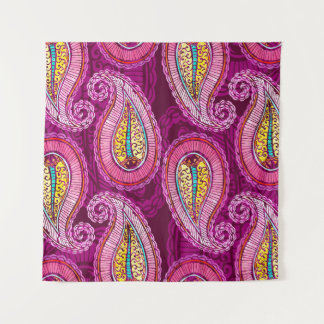 Seamless watercolor ethnic background. Hand drawn  Tapestry