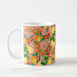 seamless watercolor illustration background mix co coffee mug