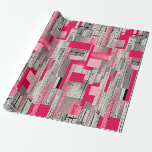 seamless watercolour digital patchwork pattern wrapping paper