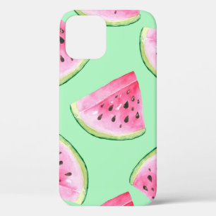 Seamless Watermelon Pattern in Watercolor style Wa iPhone 12 Case