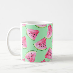 Seamless Watermelon Pattern in Watercolor style Wa Coffee Mug