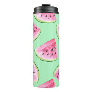 Seamless Watermelon Pattern in Watercolor style Wa Thermal Tumbler