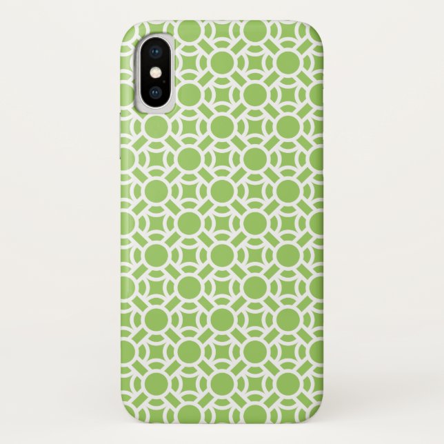 Seamless White Pattern DIY Background Colour Case-Mate iPhone Case (Back)