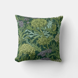 Seamless William Morris style floral pattern Cushion