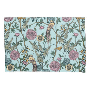 Seamless William Morris style floral pattern Pillowcase