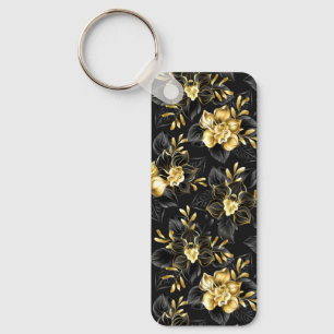 Seamless with jewellery orchids key ring