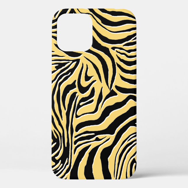 Seamless zebra pattern, animal. wallpaper,abstract Case-Mate iPhone case (Back)