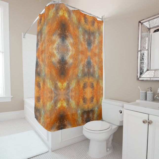 SeamlessTile Shower Curtain (In Situ)