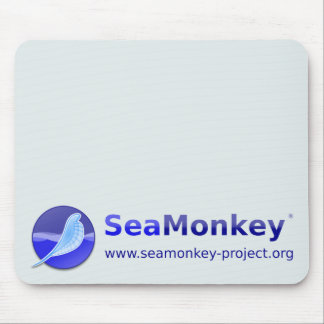 SeaMonkey Project - Horizontal Logo Mouse Pad