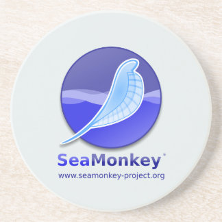 SeaMonkey Project - Vertical Logo Coaster