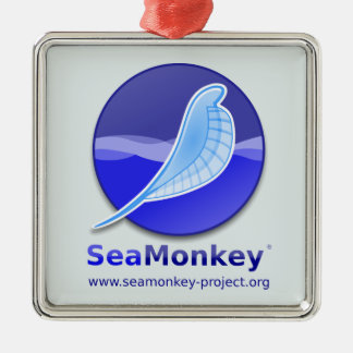 SeaMonkey Project - Vertical Logo Metal Tree Decoration