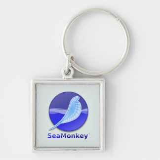 SeaMonkey Text Logo Key Ring