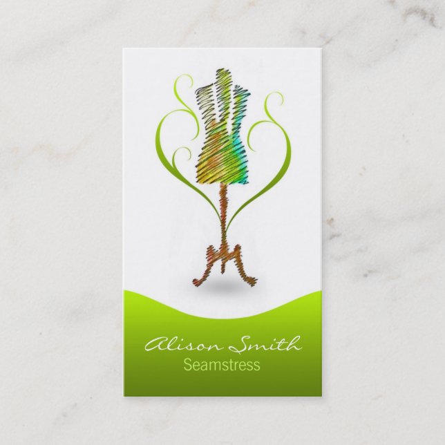 Seamstress business card (Front)