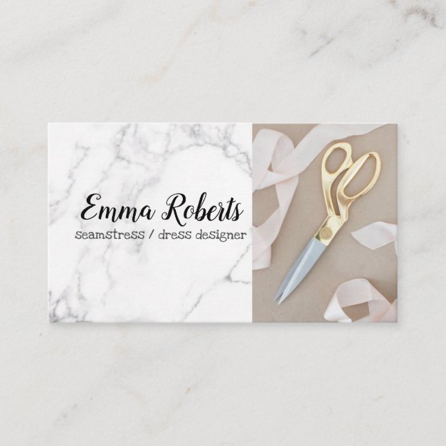 Seamstress Business Card (Front)