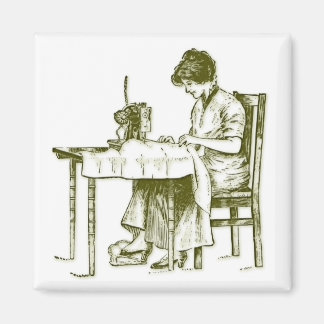 Seamstress design magnet