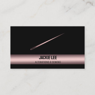 Seamstress Dressmaking & Alterations Business Card