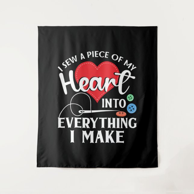 Seamstress Quilting Knitting Tapestry (Front)