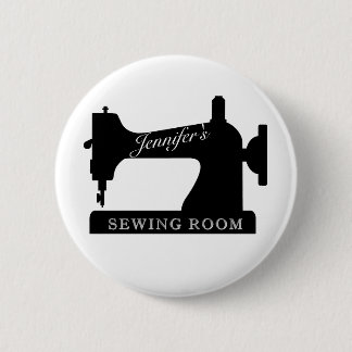 Seamstress Sewing Room Quilter Button Pin