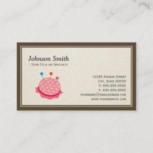 Seamstress Tailor - Cut Sewing Thread Kit Business Card