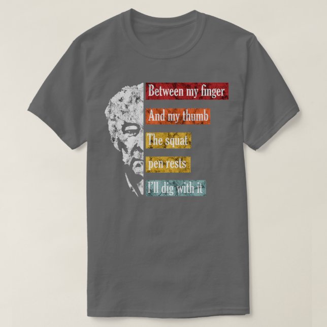 Seamus Heaney T-Shirt (Design Front)