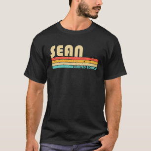 SEAN Name Personalised Funny Retro Vintage Birthda T-Shirt