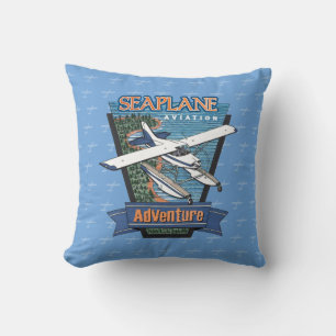 Seaplane Aviation Adventure Cushion
