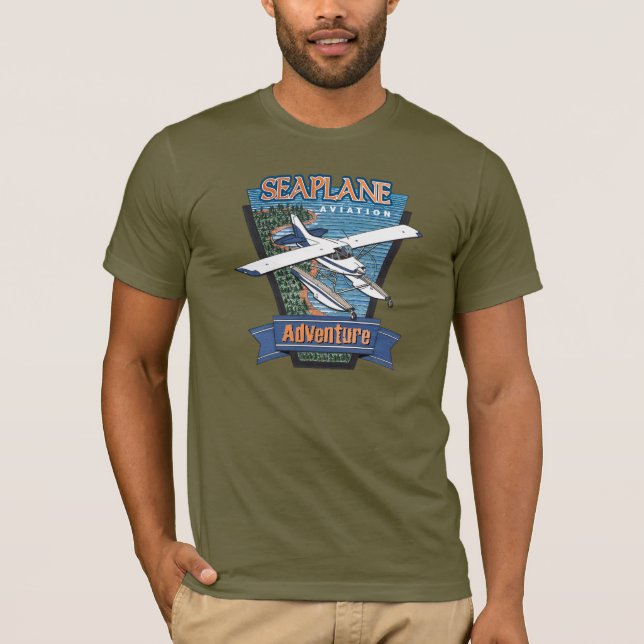 Seaplane Aviation Adventure T-Shirt (Front)