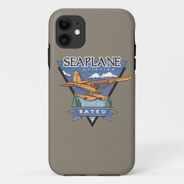 Seaplane Aviation Rated Case-Mate iPhone Case (Back)