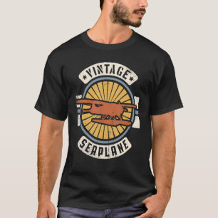 Seaplane Vintage Classic Retro 60s 70s T-Shirt