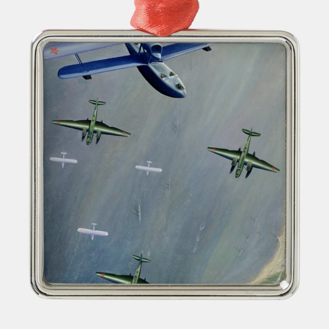 Seaplanes, 1933 metal tree decoration (Front)