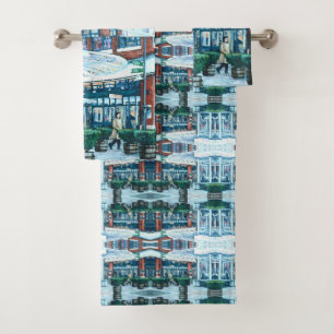 Seaport Excursions Bath Towel Set