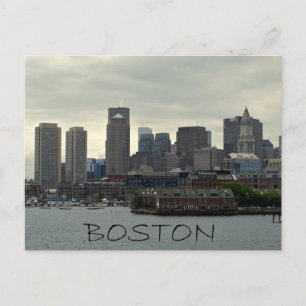 SEAPORT OF BOSTON HARBOR POSTCARD