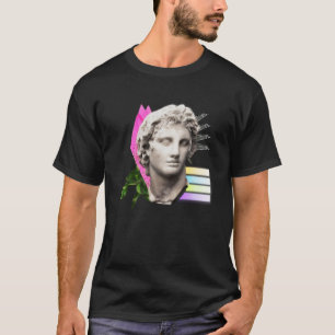 Seapunk Vaporwave Aesthetic 90s Statue T-Shirt