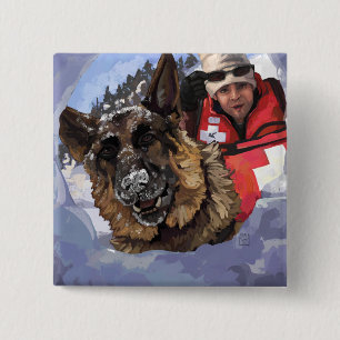 Search and Rescue 15 Cm Square Badge