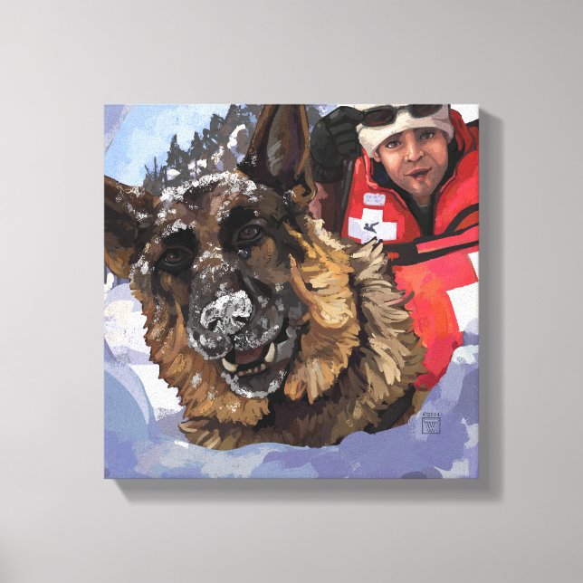 Search and Rescue Canvas Print (Front)