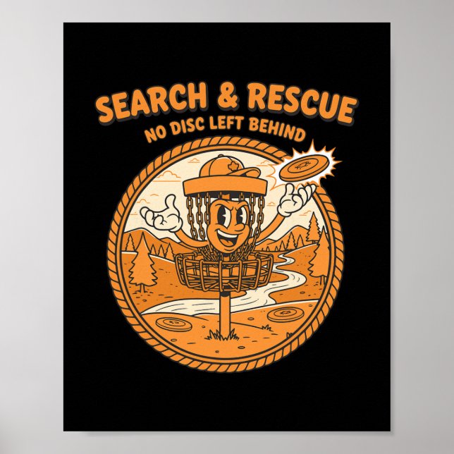Search And Rescue No Disc Left Behind Disc Golf _1 Poster (Front)