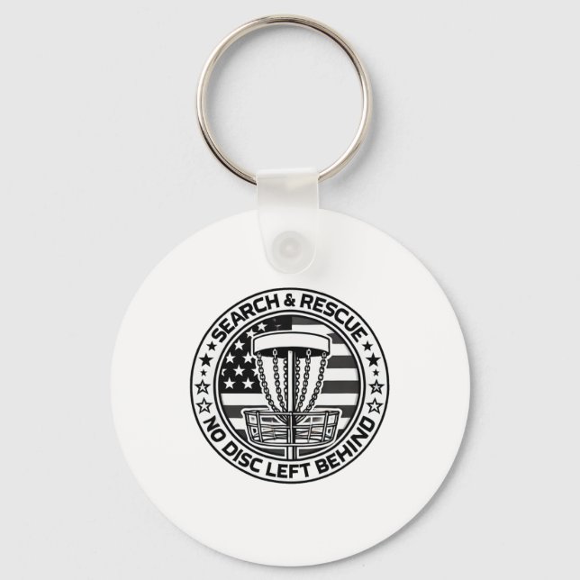 Search And Rescue - No Disc Left Behind  Key Ring (Front)