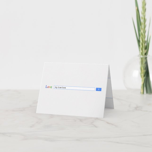 Search Engine Love Card | Valentine's Day (Front)