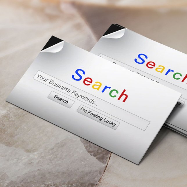 Search my Keywords Creative Business Card (Creator Uploaded)