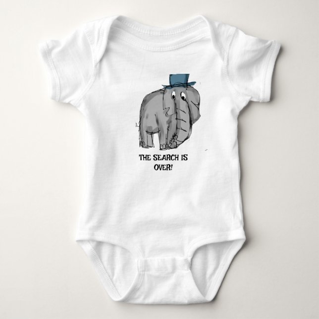 Search Over Baby Bodysuit (Front)