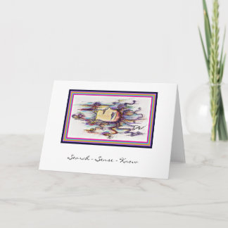 Search Sense Know Angel - Greeting Card