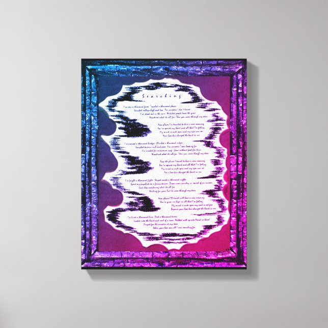 Searching Canvas Print (Front)