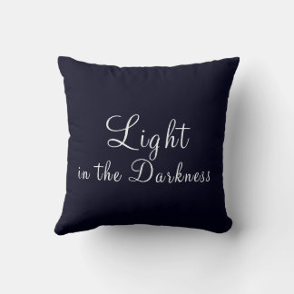 "Searching for" Personalised typography on Ebony Cushion