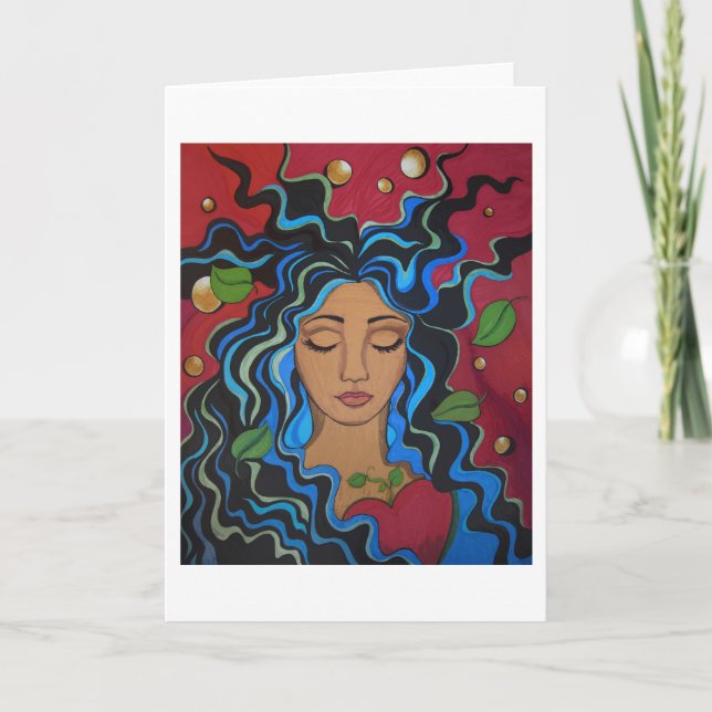 Searching for the Pieces greeting card (Front)