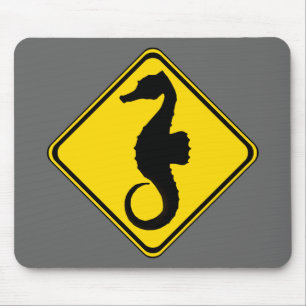 Searhorse Crossing ! Mouse Pad