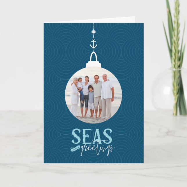 Seas and Greetings Holiday Card (Front)