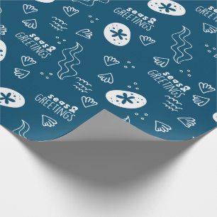 Seas and Greetings Wrapping Paper