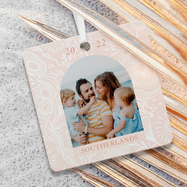 Seas & Greeting Ocean Marine Life Arch Photo Frame Metal Tree Decoration (Seas & Greeting Ocean Marine Life Arch Photo Frame Metal Ornament)