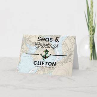 Seas & Greetings Clifton Card
